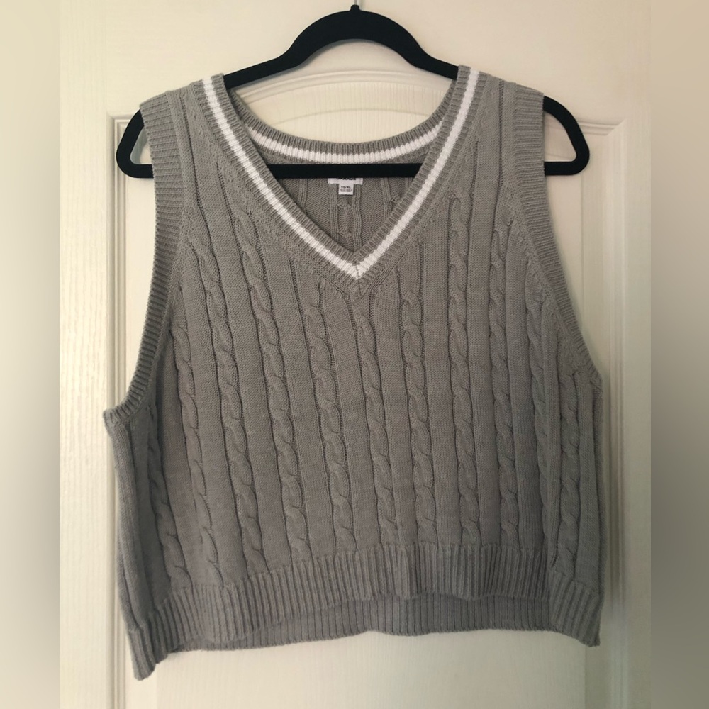 Grey Sweater Vest
